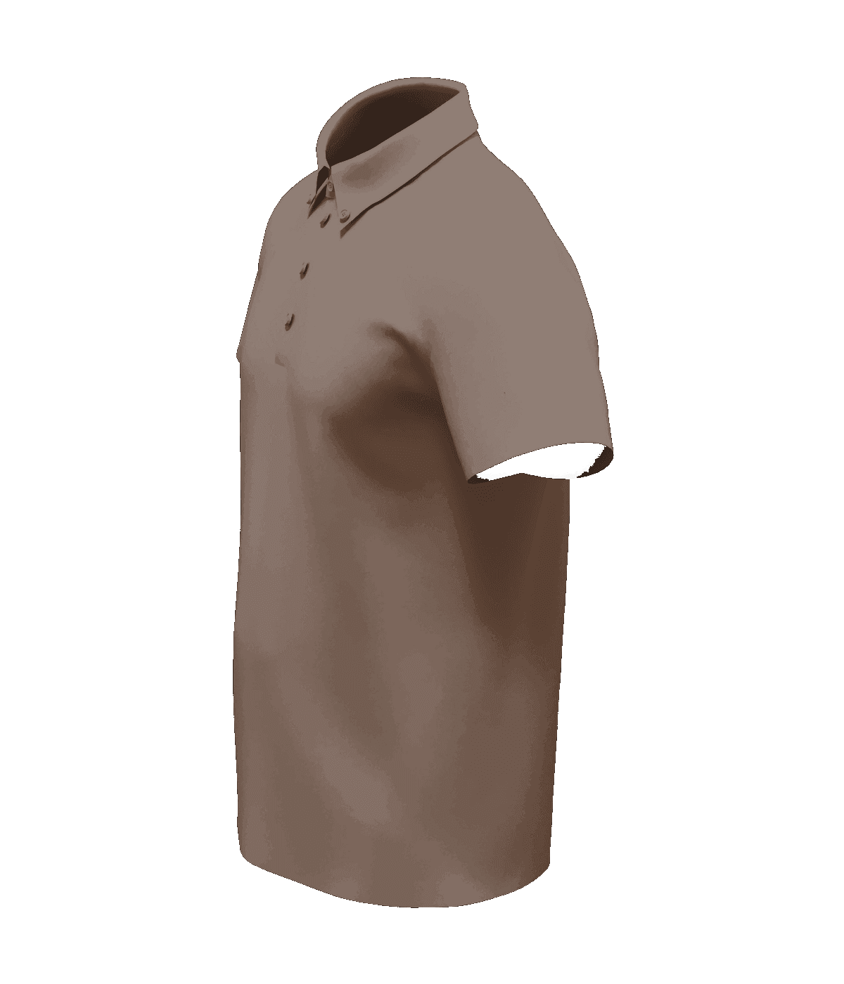 KVAI Luxe Polo — Espresso Side