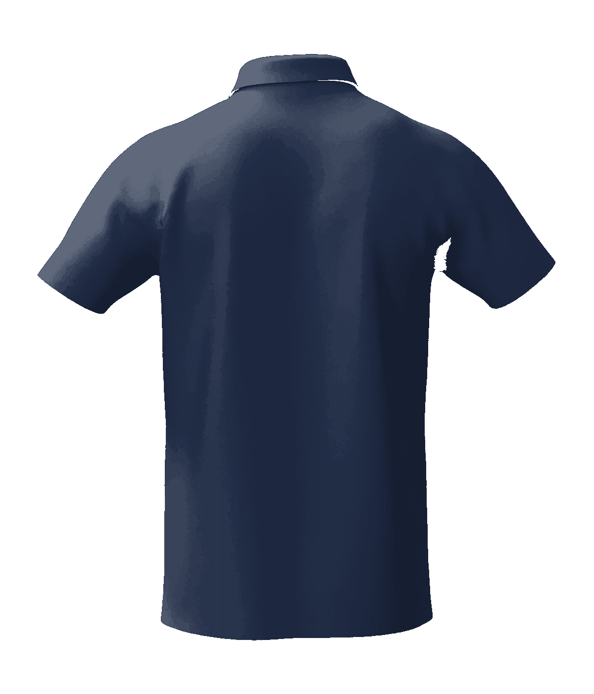 KVAI Classic Polo — Navy back view