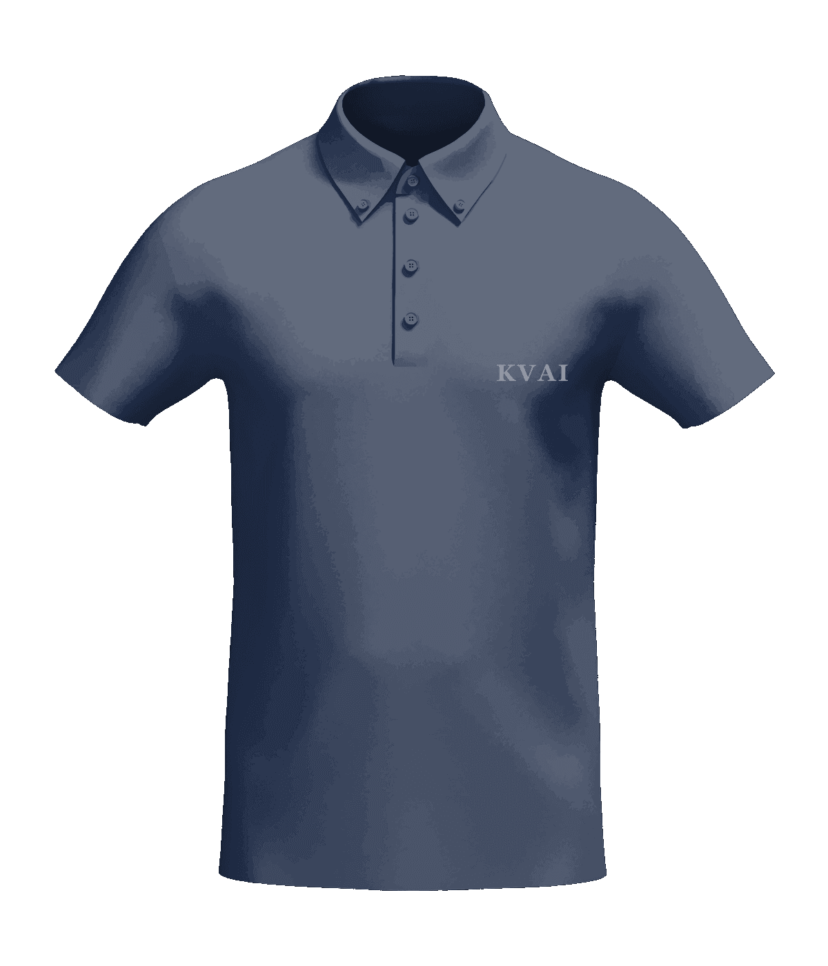 KVAI signature polo — Front